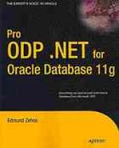 book Pro ODP .NET for Oracle database 11g