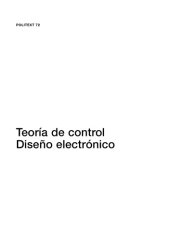 book Teoría de control : diseño electrónico