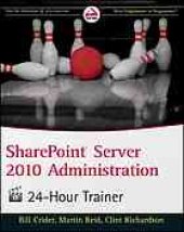 book SharePoint server 2010 administration 24-hour trainer