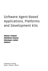 book Software agent-based applications, platforms and development kits