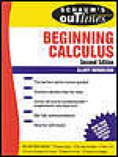 book Schaum's outline of beginning calculus