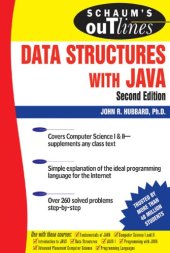 book Schaum's outline of data structures with Java