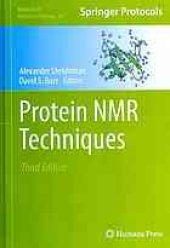 book Protein NMR techniques