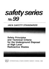 book Safety principles and technical criteria for the underground disposal of high level radioactive wastes