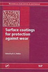 book Surface coatings for protection against wear