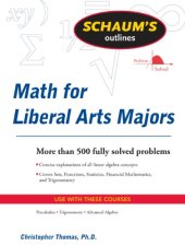 book Schaum's outlines : mathematics for liberal arts majors