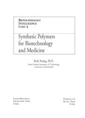 book Synthetic polymers for biotechnology and medicine