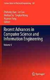 book Recent Advances in Computer Science and Information Engineering: Volume 5