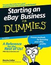 book Starting an eBay business for dummies