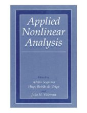 book Applied nonlinear analysis