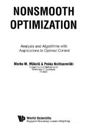 book Nonsmooth optimization: analysis and algorithms with applications to optimal control