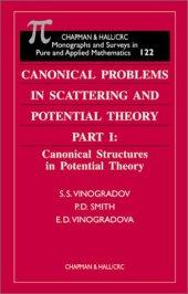 book Canonical problems in scattering and potential theory