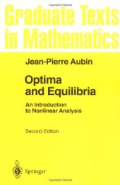 book Optima and Equilibria: An Introduction to Nonlinear Analysis