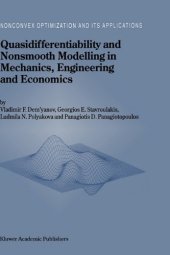 book Quasidifferentiability and Nonsmooth Modelling in Mechanics, Engineering and Economics