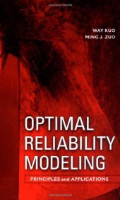 book Optimal reliability modeling: principles and applications