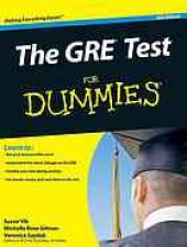 book The GRE test for dummies