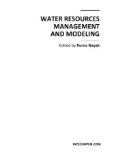 book Water resources management and modeling