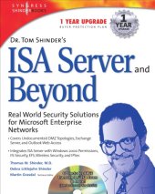 book Dr Tom Shinder's ISA Server and Beyond : Real World Security Solutions for Microsoft Enterprise Networks