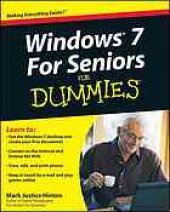 book Windows 7 for seniors for dummies