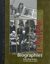 book World War II Reference Library Vol 3 Biographies