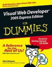 book Visual web programmer 2005 express edition for dummies