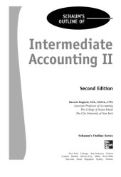 book Schaum's outline of theory and problems of intermediate accounting II