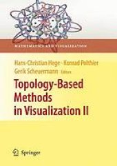 book Topology based methods in visualization / 2. With 10 tables