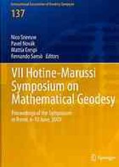 book VII Hotine-Marussi Symposium on Mathematical Geodesy: Proceedings of the Symposium in Rome, 6-10 June, 2009