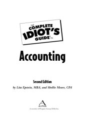 book The complete idiot's guide to accounting