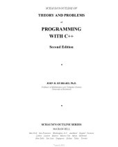 book Schaum's outline of theory and problems of programming with C++