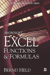 book Microsoft Excel functions & formulas