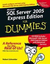 book Microsoft SQL Server 2005 Express Edition for dummies