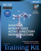 book Microsoft Windows.NET Active Directory services (exam 70-277)