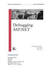 book Debugging ASP.NET : Includes index