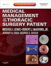 book Medical management of the thoracic surgery patient