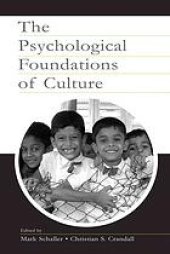 book The psychological foundations of culture