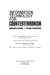 book Information technology for counterterrorism : immediate actions and future possibilities