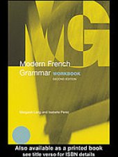 book Modern French grammar workbook