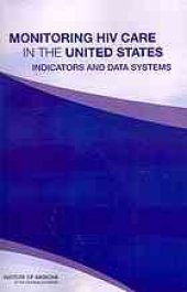 book Monitoring HIV care in the United States : indicators and data systems