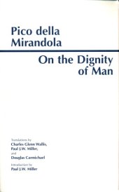 book On the Dignity of Man - Being and One