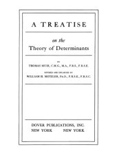 book A treatise on the theory of determinants