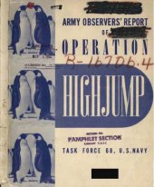 book Army observers' report of Operation Highjump