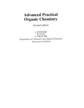 book Advanced practical organic chemistry