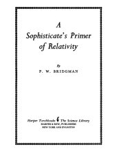 book A sophisticate's primer of relativity