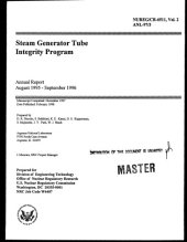 book Steam generator tube integrity program