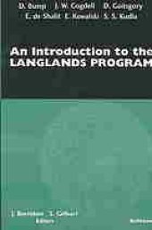 book An introduction to the Langlands program