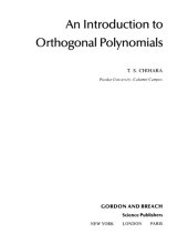 book An introduction to orthogonal polynomials