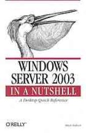 book Windows Server 2003 in a nutshell