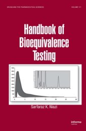 book Handbook of bioequivalence testing