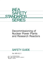 book Decommissioning of nuclear power plants and research reactors